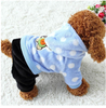 Dog Pajamas Clothes Warm Sleeping