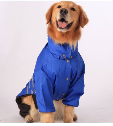 Pet Clothes Raincoat For Large Big Dog